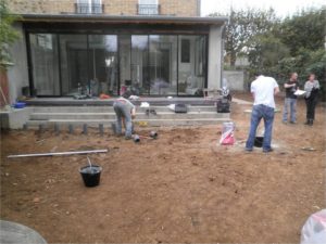 Pose terrasse sur plots b+®ton 1