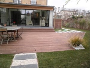 Pose terrasse sur plots b+®ton 3